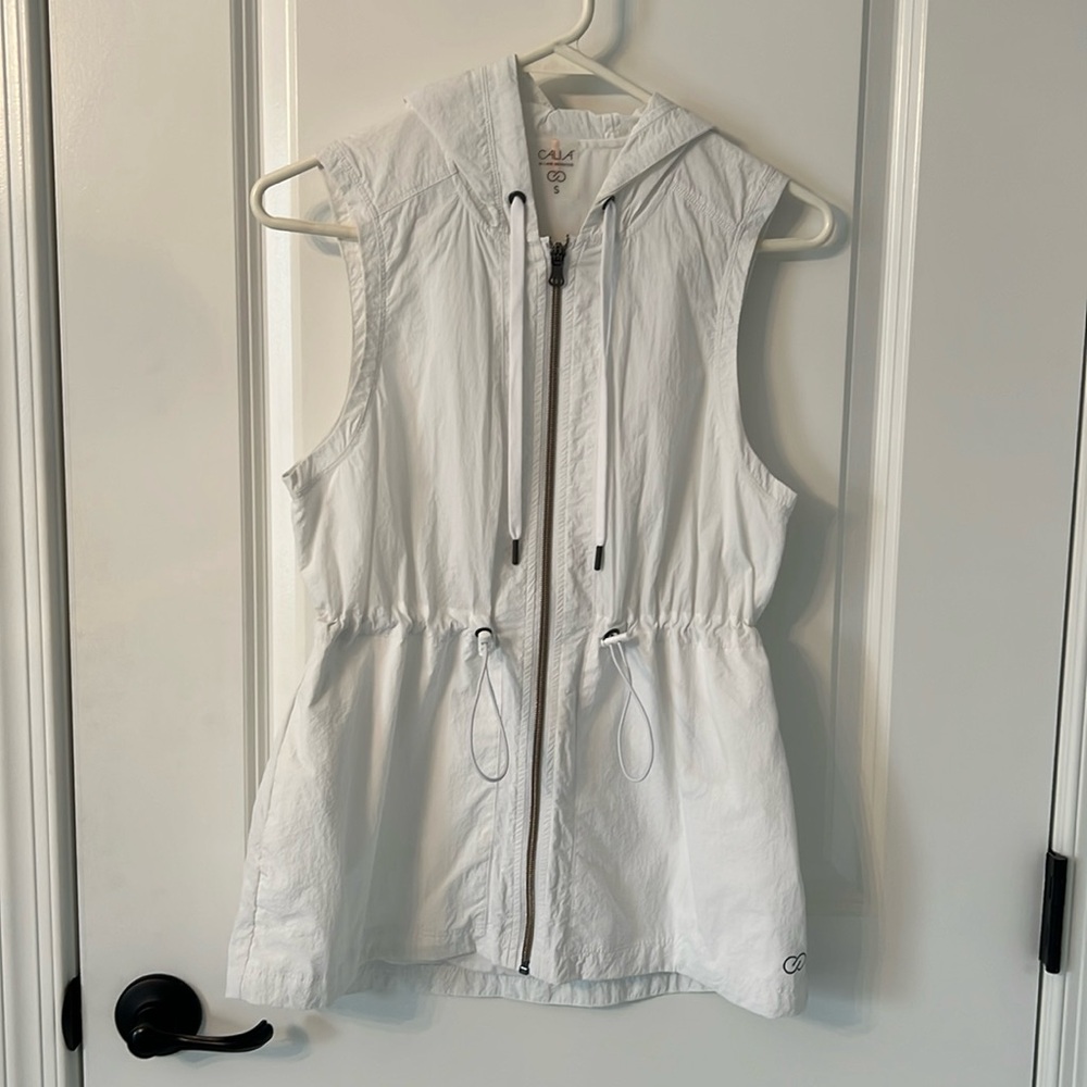 Calia tunic vest with hood.